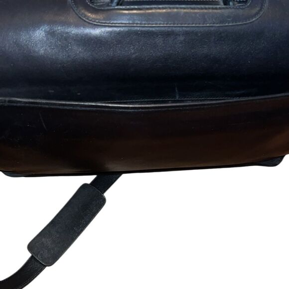 Coach Vintage Unisex Black Leather Briefcase Bag #0532 - Picture 15 of 16